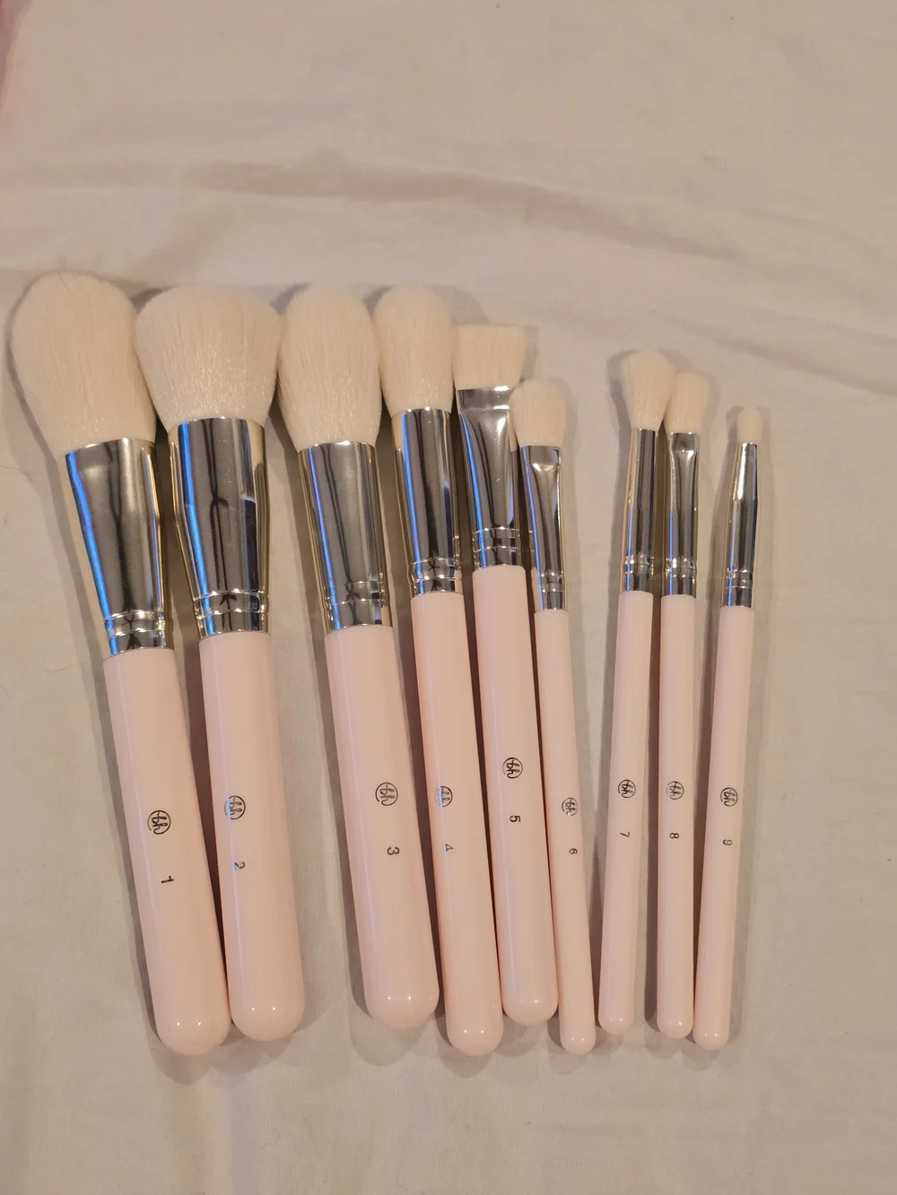 BH Cosmetics Light Pink 9-Piece Makeup Brush Set